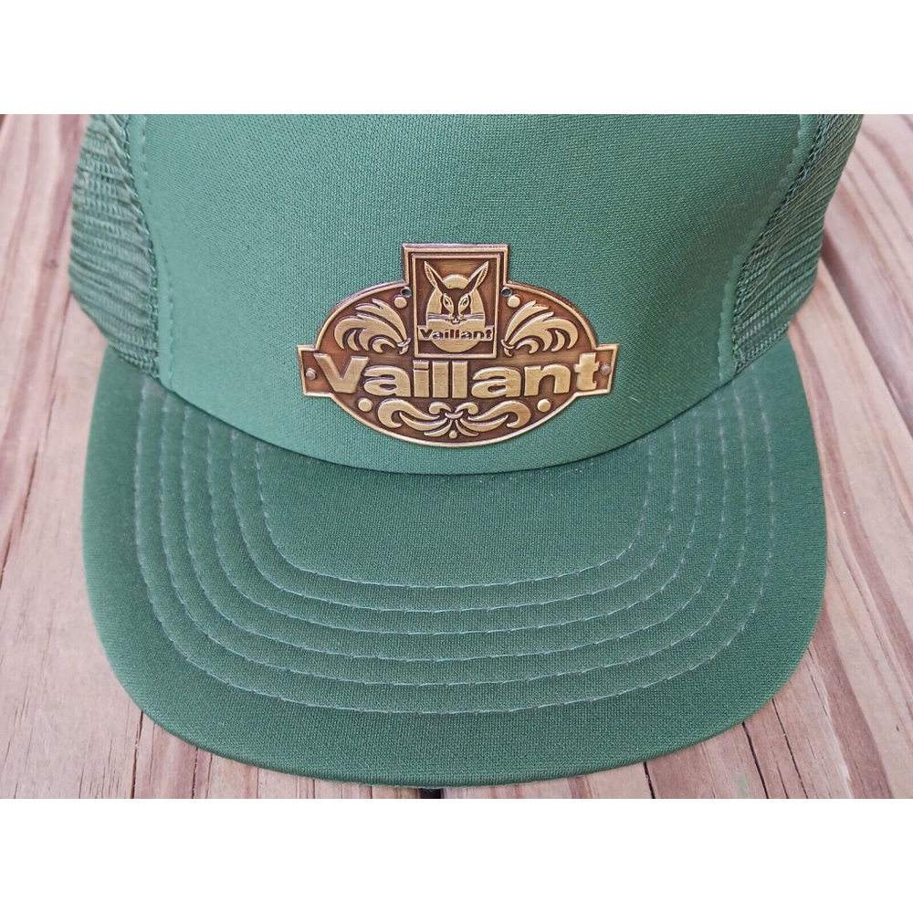 Vaillant Hat Green Mesh Trucker Snapback Cap